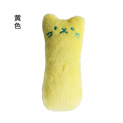Tandenknarsen Kattenkruid Speelgoed Grappig Interactief Pluche Kat Speelgoed Huisdier Kitten Kauwen Vocaal Speelgoed Klauwen Duimbet Kat mint Voor Katten