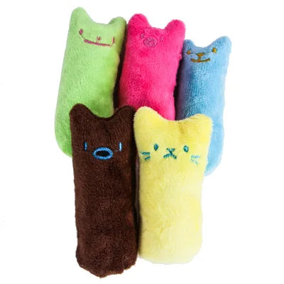 Tandenknarsen Kattenkruid Speelgoed Grappig Interactief Pluche Kat Speelgoed Huisdier Kitten Kauwen Vocaal Speelgoed Klauwen Duimbet Kat mint Voor Katten