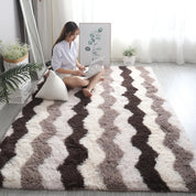 Wit Pluizig Hal Tapijt Moderne Woonkamer Slaapkamer Home Decor Grote Matten Verdikte Antislip Meisje Kinderkamer Roze harige Tapijt