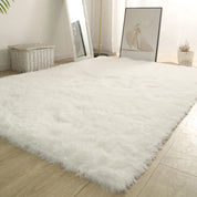 Wit Pluizig Hal Tapijt Moderne Woonkamer Slaapkamer Home Decor Grote Matten Verdikte Antislip Meisje Kinderkamer Roze harige Tapijt