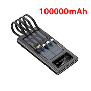 ONEPLUS 200000mAh Solar Power Bank Ultra Capacity USB Super Fast Charging USB  For iPhone Samsung Xiaomi Huawei Outdoor Power