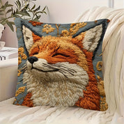 Fox printed pillowcase: comfortable and cute home decoration sofa cushion cover, home decoration, 2D printing