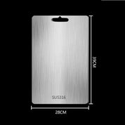 Thickened Stainless Steel Cutting Board Antibacterial and Mildew-proof Household Cutting Board Kitchen Kneading Dough Board