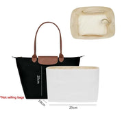 Tasorganizer inzetstuk voor Longchamp tas YKK rits DuPont papieren opbergtas ondersteuning handtas voering tassen accessoires