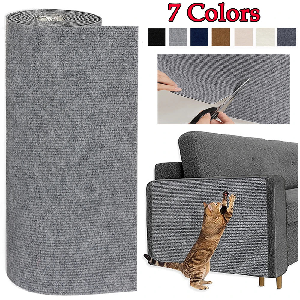 7 kleuren Kat Scratcher Sofa Protector Katten Scratcher Pad Board Bescherming Trimbaar zelfklevend Tapijt DIY Kat Krasmat
