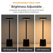 Eenvoudige aanraaksensor LED-tafellamp Oplaadbare bureaulamp 3 kleuren verstelbaar nachtkastje Creatieve omgevingslichtbalk Kamerdecoratie Licht