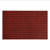 Modern Minimalist Square Floor Mat - Durable, Stain/Fade Resistant, Non-Slip Rubber Backing, Machine Washable for Indoor/Outdoor