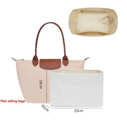 Tasorganizer inzetstuk voor Longchamp tas YKK rits DuPont papieren opbergtas ondersteuning handtas voering tassen accessoires