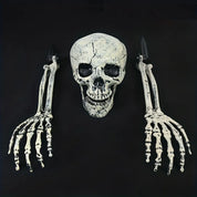 Realistische Skelet Stakes Halloween Realistische Schedel Skelet Hoofd Menselijke Hand Armen voor Halloween Party Huis Tuin Gazon Decor