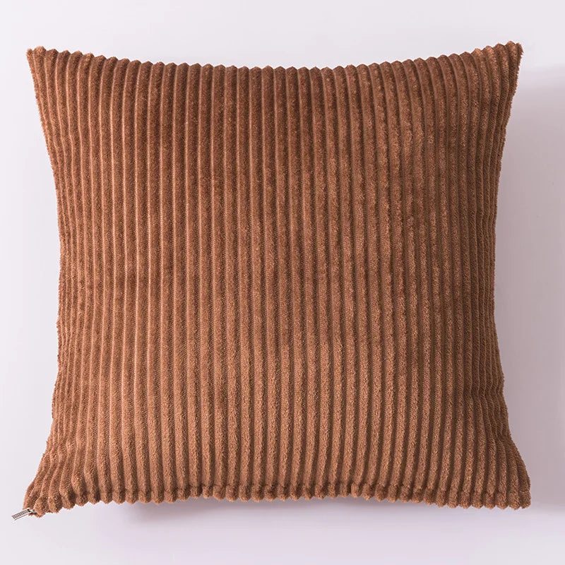 Boho namaakbont pluche sierkussenhoezen superzacht gestreept vierkant pluche kussensloop voor thuis woonkamer slaapbank kussen decor