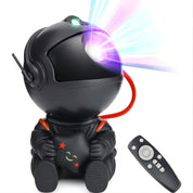 Rocket Astronaut Galaxy Projector Night Light Lamp And 12 Film Starry Sky Astronaut Porjectors Lamp Planetarium For Kids Bedroom