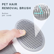 Hond Borstel Kat Kam Zelfreinigende Pet Hair Remover Brush Voor Honden Katten Grooming Gereedschap Huisdieren Dematting Kam Honden accessoires