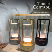 Modern Led Table Lamp Usb Rechargeable Dimmable Night Light Camping Desk Lamp Suitable For Bar Lampbedroom Ambient Light