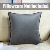 1 Stuk Superzachte Fluwelen Effen Kleur Woonkamer Sofa Decoratieve Kussenhoes Kussenhoes (Exclusief Vulmiddel)