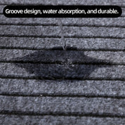 Modern Minimalist Square Floor Mat - Durable, Stain/Fade Resistant, Non-Slip Rubber Backing, Machine Washable for Indoor/Outdoor