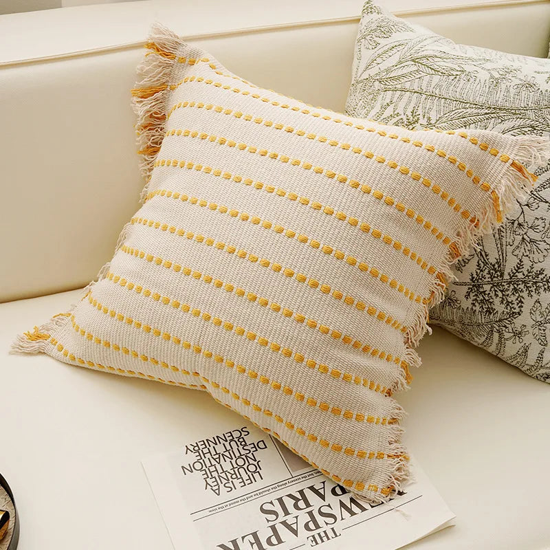 45X45CM Antique Throw Pillow Cover French Cream Stamping Waist Cushion Cover Decor Home Decorative Pillowcase 2025 New