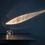 Italian Designer LED Crystal “Eye of the Sky” Table Lamp – Egg-Shaped Ambient Lighting