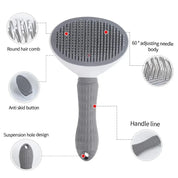 Hond Borstel Kat Kam Zelfreinigende Pet Hair Remover Brush Voor Honden Katten Grooming Gereedschap Huisdieren Dematting Kam Honden accessoires