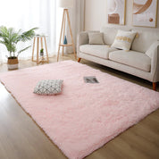 Wit Pluizig Hal Tapijt Moderne Woonkamer Slaapkamer Home Decor Grote Matten Verdikte Antislip Meisje Kinderkamer Roze harige Tapijt