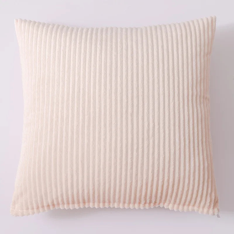 Boho namaakbont pluche sierkussenhoezen superzacht gestreept vierkant pluche kussensloop voor thuis woonkamer slaapbank kussen decor