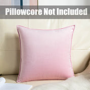 1 Stuk Superzachte Fluwelen Effen Kleur Woonkamer Sofa Decoratieve Kussenhoes Kussenhoes (Exclusief Vulmiddel)