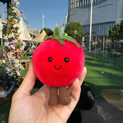 2025 Perzik Peer Kers Pluche Pop Lachend Gezicht Fruit Serie Thuis Slaapkamer Decoratie Huisdier Interactief Speelgoed Verjaardagscadeau