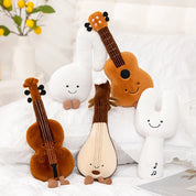Leuke Muzikale Knuffel Zachte Viool 30 Cm Gitaar Pipa Stemvork Opmerking Gevulde Pop Instrument Cadeau Voor Kid Muziekliefhebber home Decor