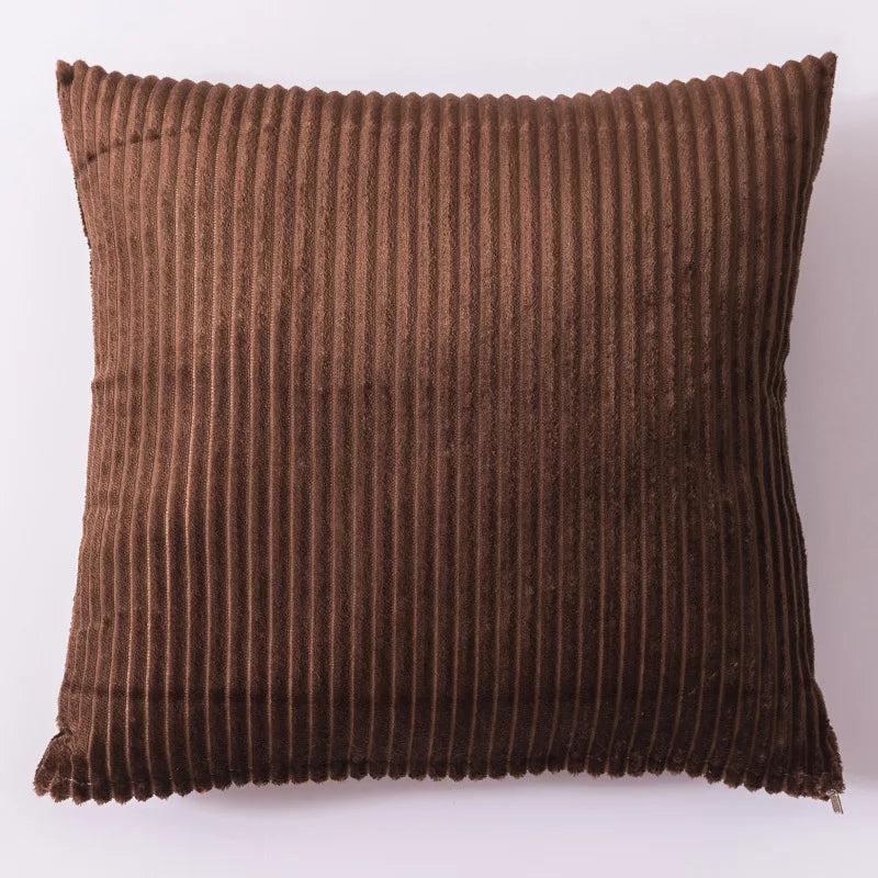 Boho namaakbont pluche sierkussenhoezen superzacht gestreept vierkant pluche kussensloop voor thuis woonkamer slaapbank kussen decor