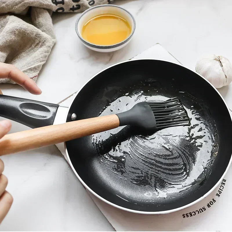 12-Piece Food-Grade Silicone Kitchen Utensil Set – Heat-Resistant & Nonstick