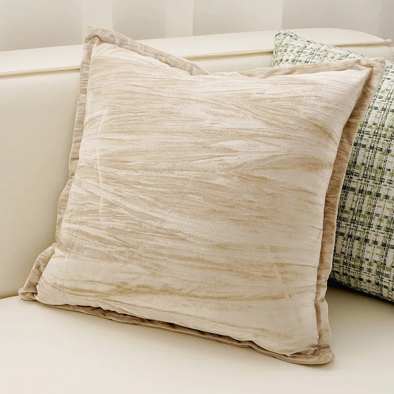 45X45CM Antique Throw Pillow Cover French Cream Stamping Waist Cushion Cover Decor Home Decorative Pillowcase 2025 New