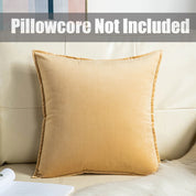 1 Stuk Superzachte Fluwelen Effen Kleur Woonkamer Sofa Decoratieve Kussenhoes Kussenhoes (Exclusief Vulmiddel)