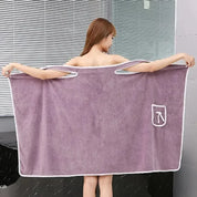 Damesbadhanddoeken Meisjes Draagbaar 140*85Cm Sneldrogend Baden Strand Spa Badjassen Waskleding, Douche Bad en Gymhanddoek