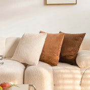 Boho namaakbont pluche sierkussenhoezen superzacht gestreept vierkant pluche kussensloop voor thuis woonkamer slaapbank kussen decor