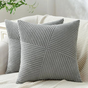 2025 New Spring Decorative Throw Pillow Covers Corduroy Boho Windmill Textured Cushion Cover 45x45CM Pillowcases Home Decor