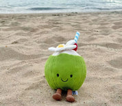 JELLYCAT Lemonade Coconut Plushies Very Soft Palm Tree Red Coral Plush Toy Cartoon Doll Home Decor Xmas Gifts Girl