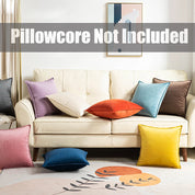 1 Stuk Superzachte Fluwelen Effen Kleur Woonkamer Sofa Decoratieve Kussenhoes Kussenhoes (Exclusief Vulmiddel)