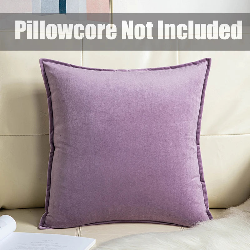 1 Stuk Superzachte Fluwelen Effen Kleur Woonkamer Sofa Decoratieve Kussenhoes Kussenhoes (Exclusief Vulmiddel)