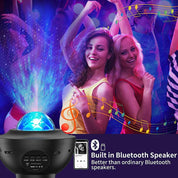 Nieuwe LED Starry Galaxy Projector Nachtlampje Kind Cadeau USB Bluetooth Muziekspeler Ster Nachtlampje Kleurrijke Projector Nachtlamp