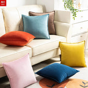 1 Stuk Superzachte Fluwelen Effen Kleur Woonkamer Sofa Decoratieve Kussenhoes Kussenhoes (Exclusief Vulmiddel)