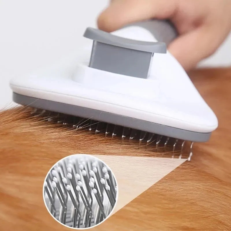 Hond Borstel Kat Kam Zelfreinigende Pet Hair Remover Brush Voor Honden Katten Grooming Gereedschap Huisdieren Dematting Kam Honden accessoires