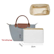 Tasorganizer inzetstuk voor Longchamp tas YKK rits DuPont papieren opbergtas ondersteuning handtas voering tassen accessoires