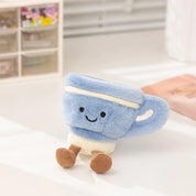 Leuke Afternoon Tea Serie Knuffel Gevuld Voedsel Taart Baguette Kaneel Theepot Koffiekopje Zachte Pop Home Decor Cadeau Voor Kind