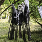 1-3PCS Halloween Opknoping Ghost Decoraties Schedel Eng Gaas Stof voor Spookhuis Veranda Enge Rekwisieten Terreur Opknoping ornamenten