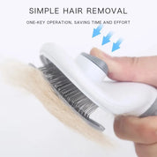 Hond Borstel Kat Kam Zelfreinigende Pet Hair Remover Brush Voor Honden Katten Grooming Gereedschap Huisdieren Dematting Kam Honden accessoires