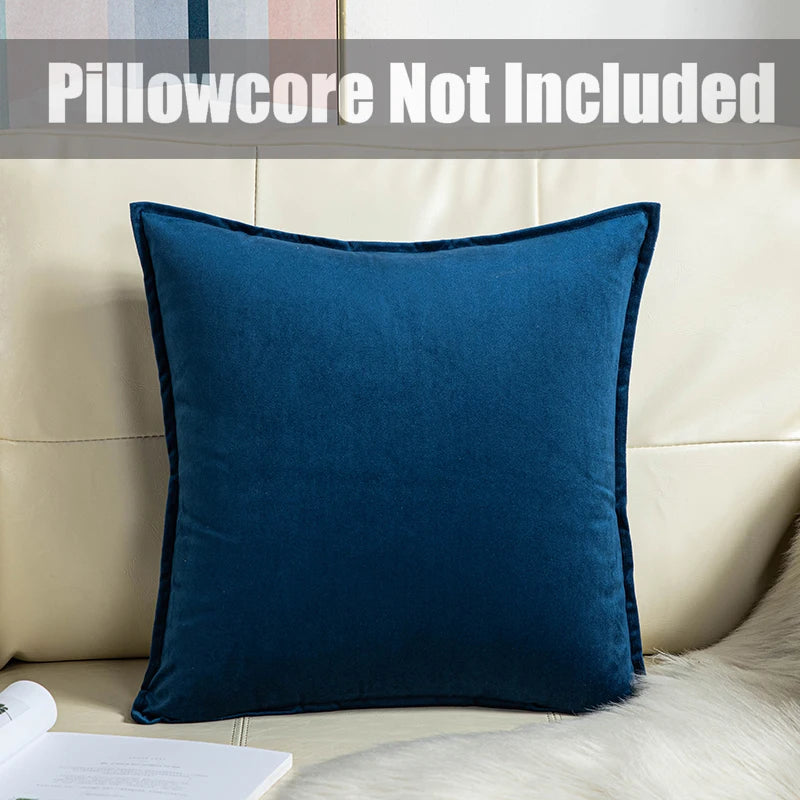 1 Stuk Superzachte Fluwelen Effen Kleur Woonkamer Sofa Decoratieve Kussenhoes Kussenhoes (Exclusief Vulmiddel)