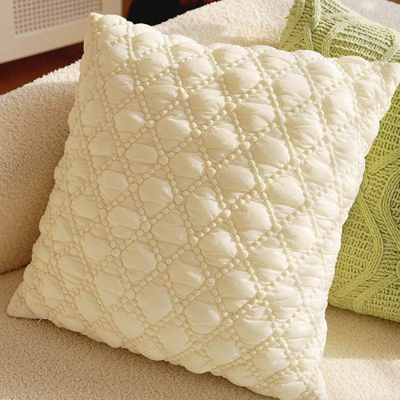 45X45CM Antique Throw Pillow Cover French Cream Stamping Waist Cushion Cover Decor Home Decorative Pillowcase 2025 New