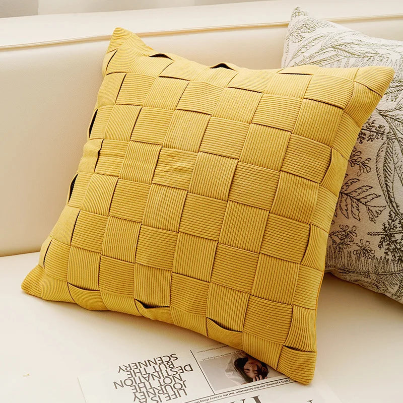 45X45CM Antique Throw Pillow Cover French Cream Stamping Waist Cushion Cover Decor Home Decorative Pillowcase 2025 New