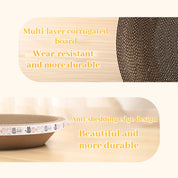 Wavy Cat Scratcher with Catnip – Durable, Scratch-Resistant Sofa & Furniture Protector