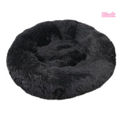 Super Soft Plush Donut Pet Bed – Washable Calming Cat & Dog Bed