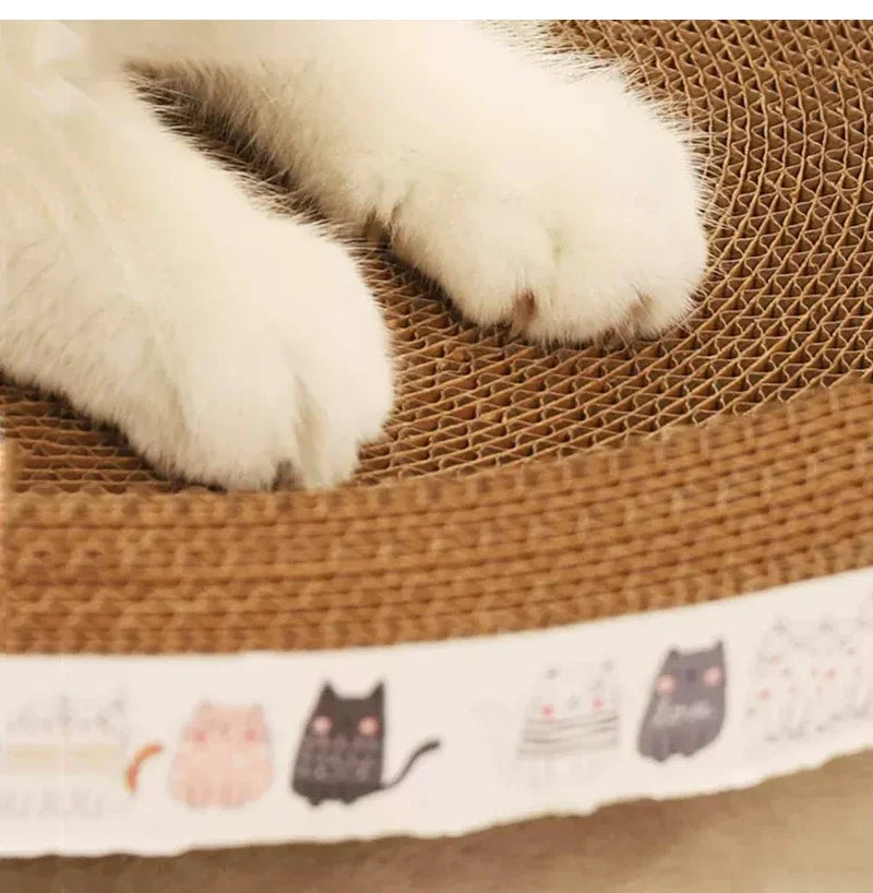 Wavy Cat Scratcher with Catnip – Durable, Scratch-Resistant Sofa & Furniture Protector
